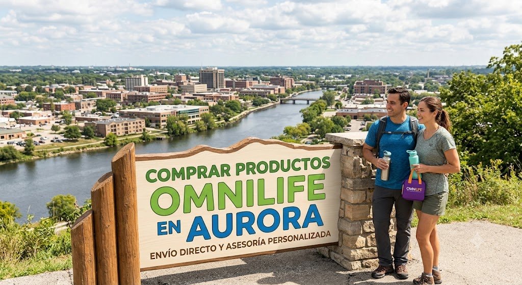 ¿Dónde y cómo comprar productos Omnilife en Aurora, Illinois? (Guía Fácil) Comprar productos Omnilife en Aurora Illinois con envío directo y asesoría.